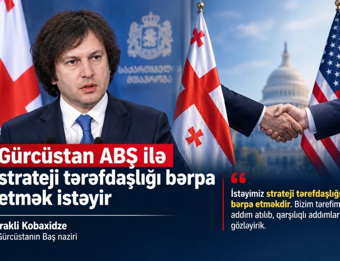 ABŞ ilə strateji tərəfdaşlığı bərpa etmək istəyirik