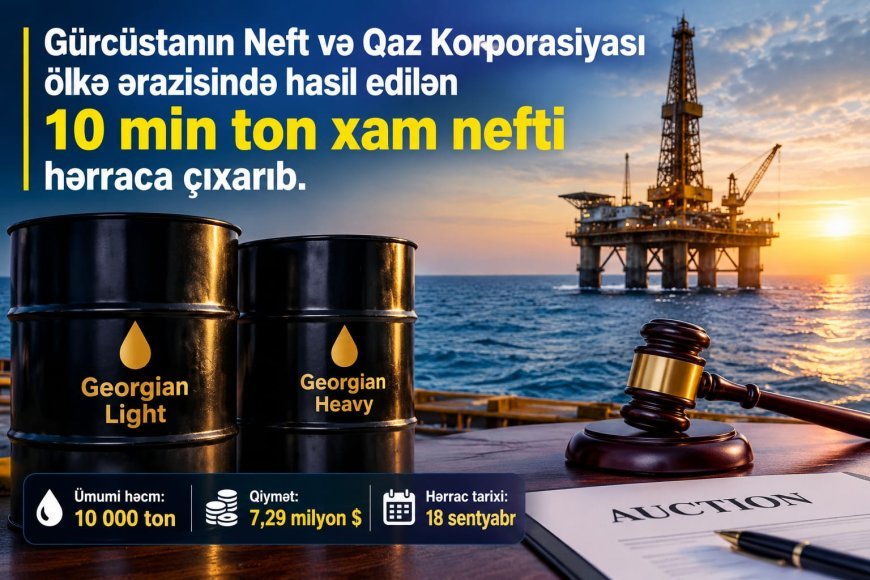 Gürcüstan öz neftini satmağa başadı