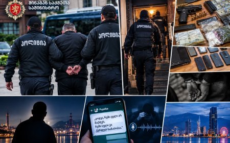 Gürcüstanda “oğru dünyası”na qarşı əməliyyat: 80 nəfər saxlanıldı-VİDEO