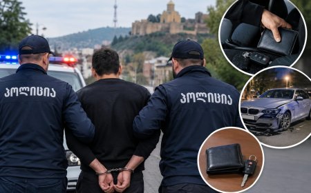 Tbilisidə tanışının avtomobilini oğurlayan və qəza törədən şəxs saxlanılıb
