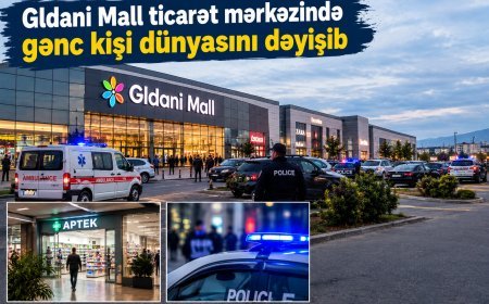 Tbilisidə Gldani Mall-da 40 yaşına yaxın kişi vəfat edib