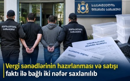 Saxta vergi sənədlərinə görə iki nəfər saxlanıldı