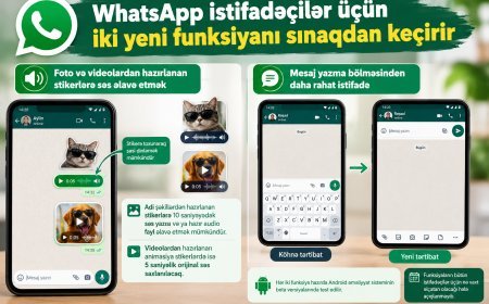 WhatsApp-a iki yeni funksiya gəlir