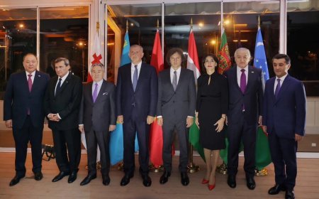 Kobaxidze Mərkəzi Asiyanın dörd ölkəsinin XİN rəhbərlərini qəbul edib