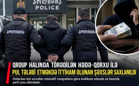 Marneulidə kənd sakinindən 1 500 lari tələb edən iki nəfər saxlanılıb