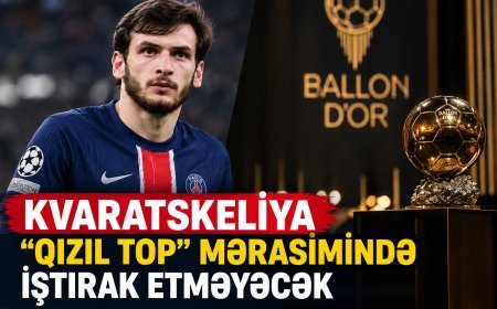 Kvaratsxeliya "Qızıl top" mərasimində iştirak etməyəcək