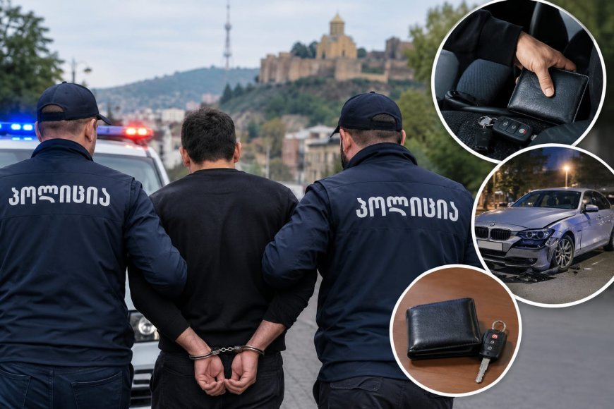 Tbilisidə tanışının avtomobilini oğurlayan və qəza törədən şəxs saxlanılıb