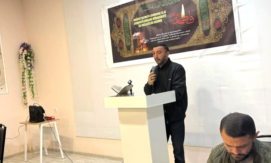Qardabanidə Həzrət Fatimeyi-Zəhranın (s.ə) şəhadəti münasibətilə anım mərasimi keçirilib
