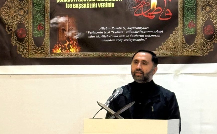 Qardabanidə Həzrət Fatimeyi-Zəhranın (s.ə) şəhadəti münasibətilə anım mərasimi keçirilib